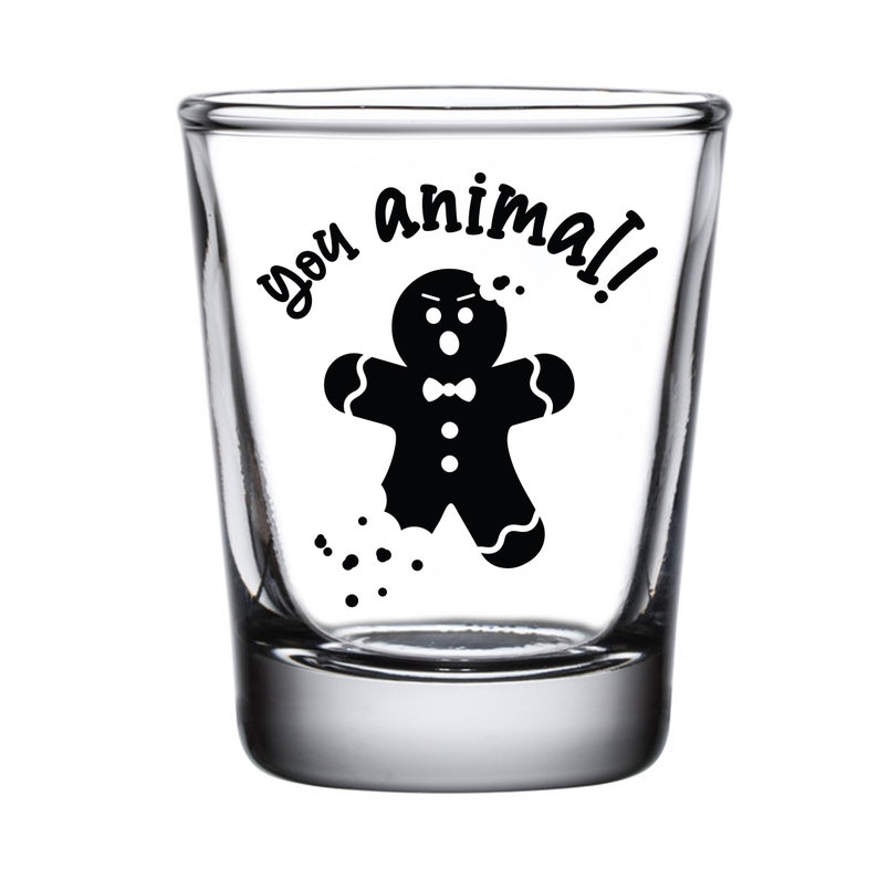 Funny Christmas Shot Glasses Christmas Cookie Baking Shot Etsy