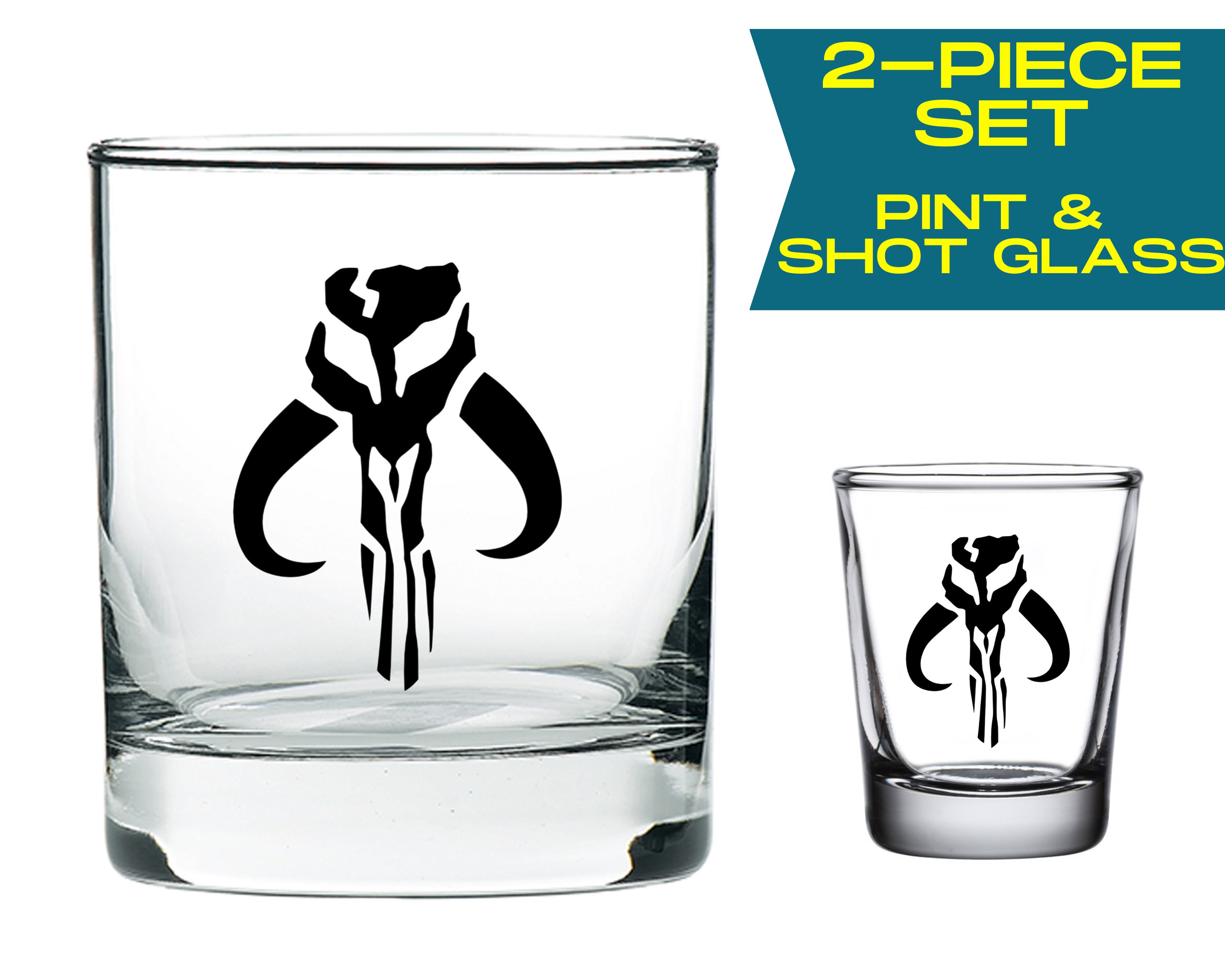 Star Wars The Mandalorian 4-Piece Shot Glass Set