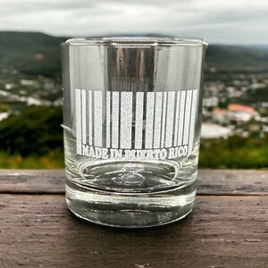 Puerto Rico Rocks Glasses Puerto Rico Gift Rum Glass Set of 4: Coqui, Made in Puerto Rico, Puerto ...
