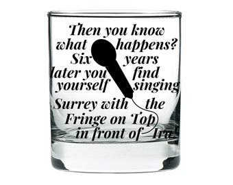 Then You Know What Happens? When Harry Met Sally Gift Engraved Rock Glass  Dishwasher safe, I'll Have What She's Having, Sally Gift for Him