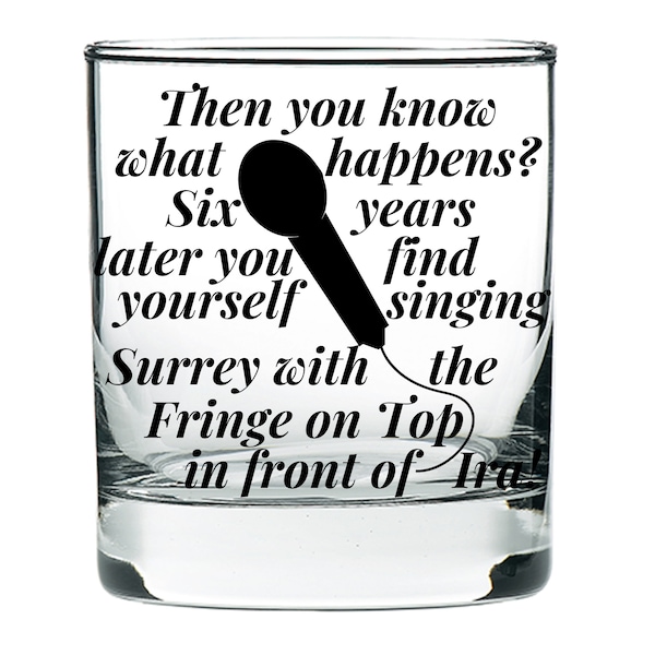 Then You Know What Happens? When Harry Met Sally Gift Engraved Rock Glass  Dishwasher safe, I'll Have What She's Having, Sally Gift for Him