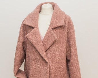 women coat, plus size coat, oversized coat, Overcoat, Plus Size Clothing, size XXL