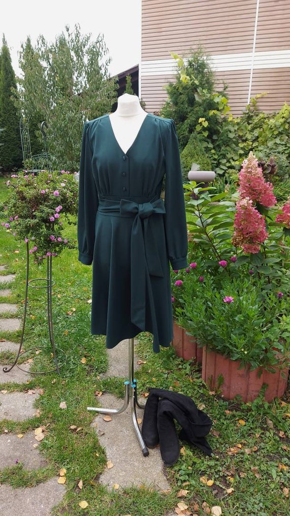 green amara dress Amara Dress (Teal Green) L main image 0