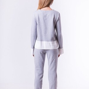 Women's Sports, sweatshirt with cotton trim for home and sports. image 3
