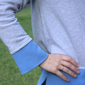 Women's Sports, sweatshirt with cotton trim for home and sports. image 4