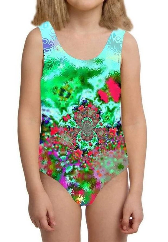 Girls Swimsuit With Print Baby & Toddler Swimsuit Pattern - Etsy