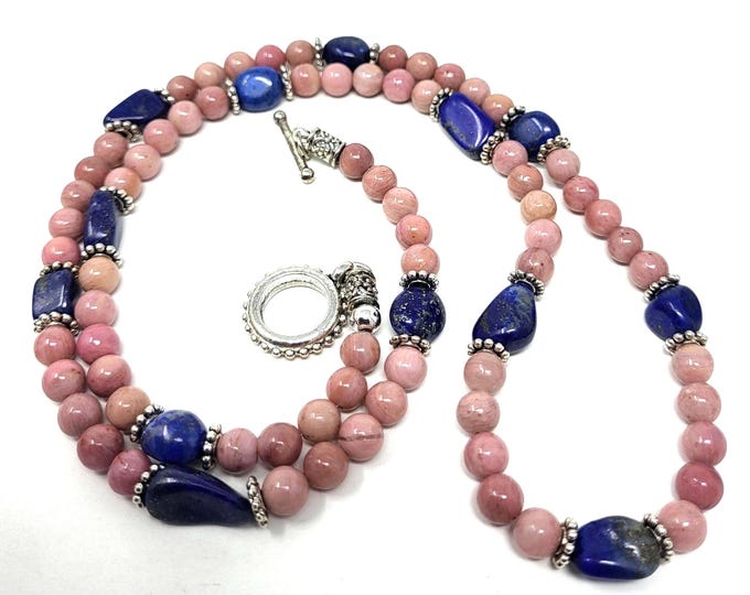 Single Strand Hand Beaded Necklace