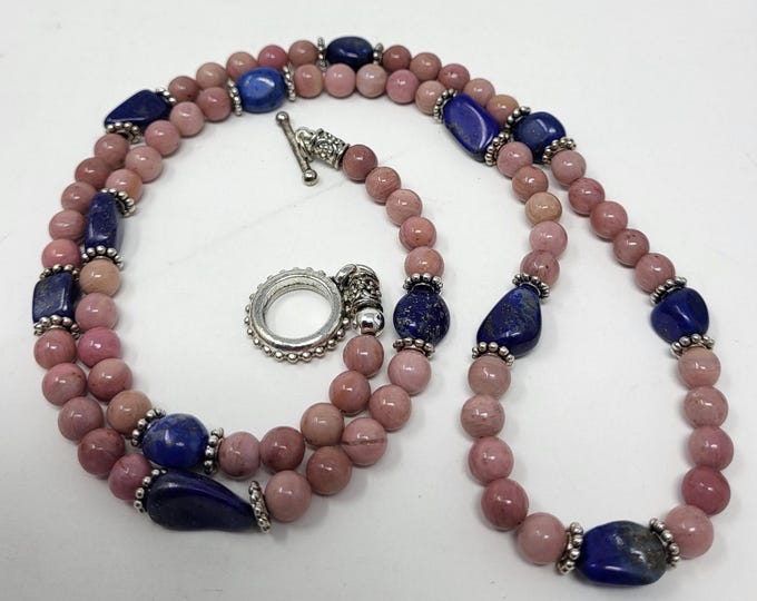 Single Strand Hand Beaded Necklace