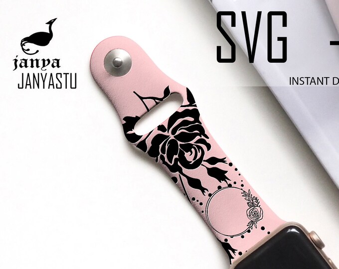 Watch Cut File Custom Apple Watch Band Svg, Svg File Silicone, Engraved Watch Band ...