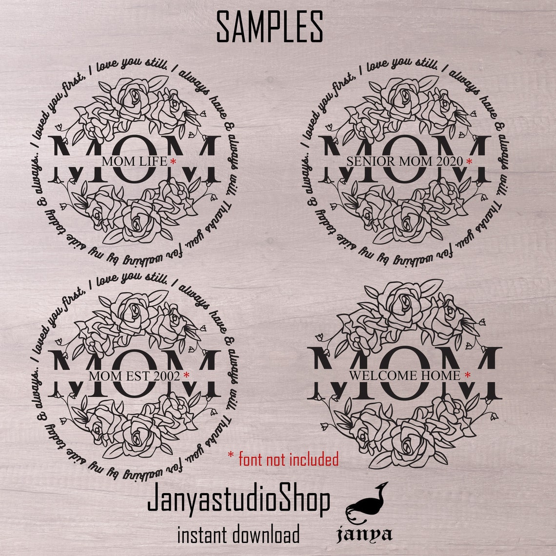 Download Girl mom svg mom split monogram svg mothers day svg floral ...