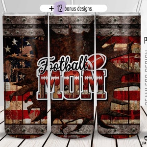 20 oz tumbler design, football mom tumbler wrap sublimation, USA flag whiskey wooden barrel, mothers day gift, game day png, field day shirt
