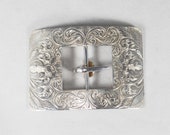 Edwardian Birks Sterling Sash Belt Buckle