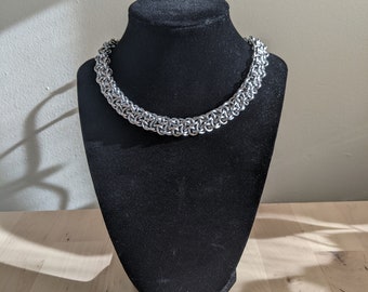 Handmade Vipera Berus Chainmail Necklace