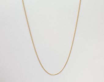 14K Gold Filled Chain, Layering Chain, Dainty Chain Gold Filled, Gold Filled Delicate Choker, Every Day Necklace, Plain Chain