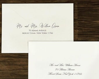 Addresses on Envelopes