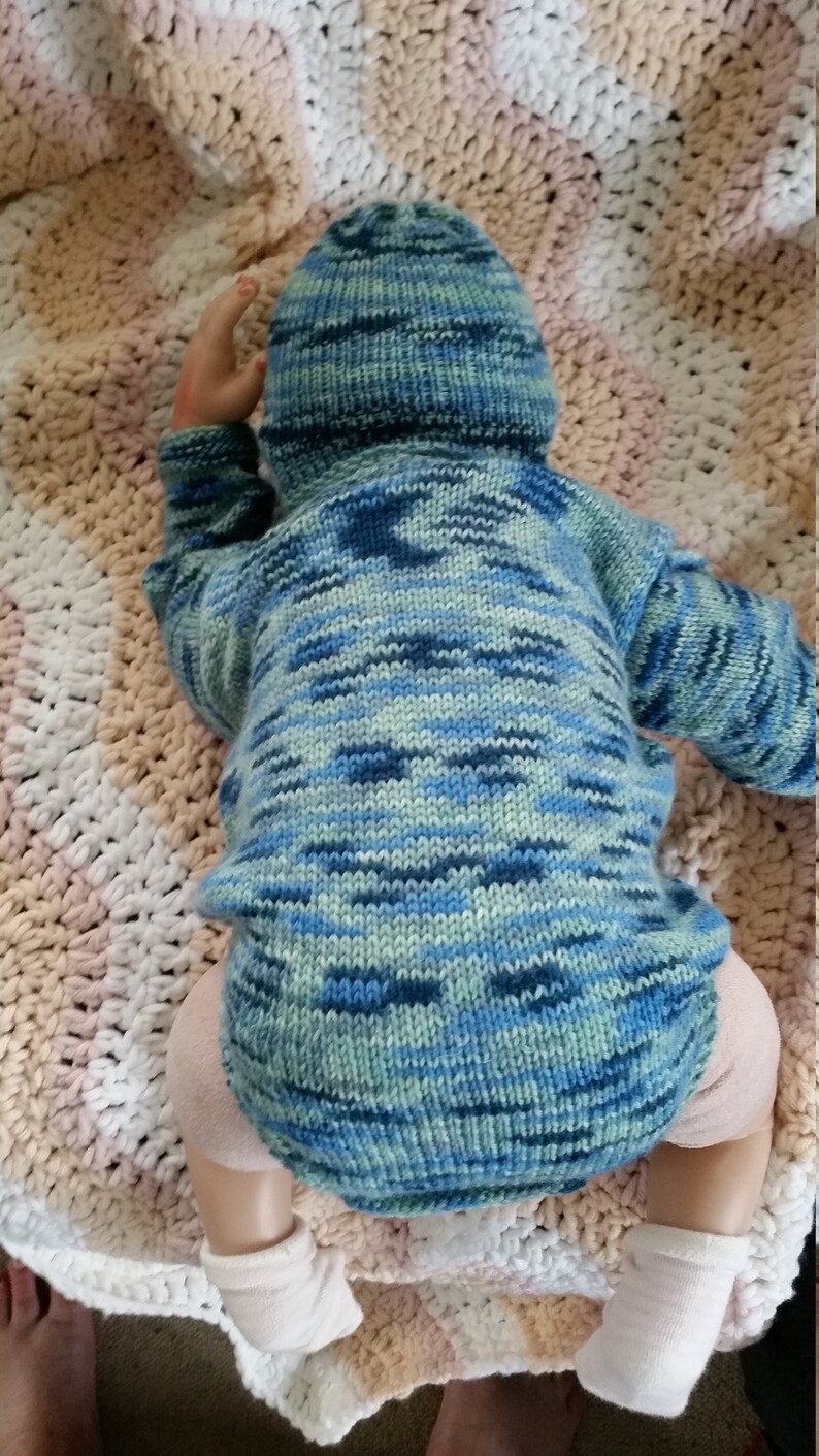 baby clothing set 100/% NZ Merino Onseyromper and hat set,3-6 months,hand knitted,baby shower gift,new baby gift,baby clothes