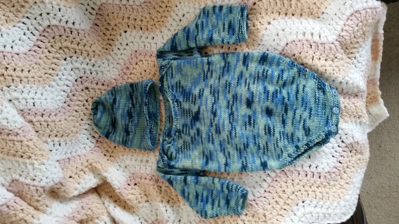 baby clothing set 100/% NZ Merino Onseyromper and hat set,3-6 months,hand knitted,baby shower gift,new baby gift,baby clothes