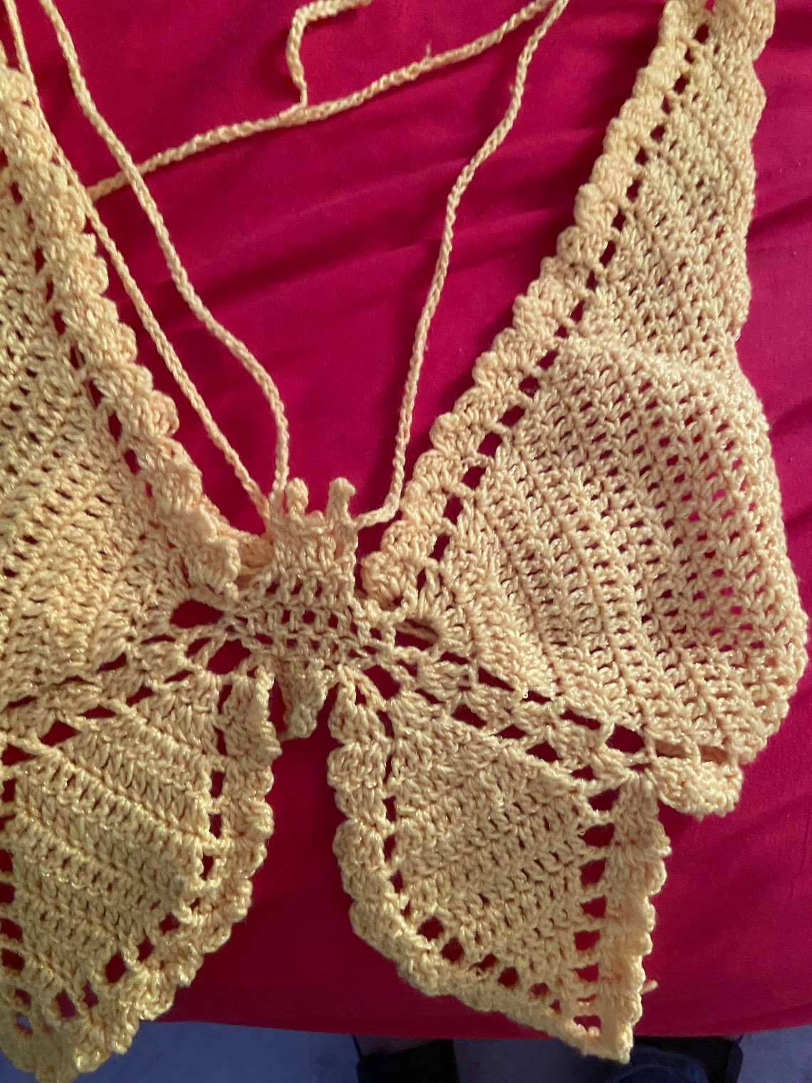 Crochet Butterfly Top Pattern
 Butterfly Crochet Top
