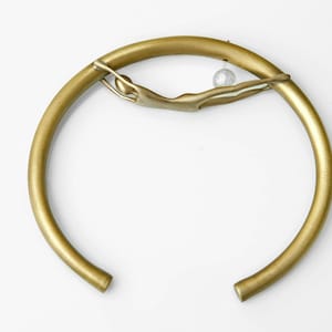 Peter in Oval, by Ariadni Kypri,  SILVER or BRONZE bracelet, acrobat from CircuS Collection