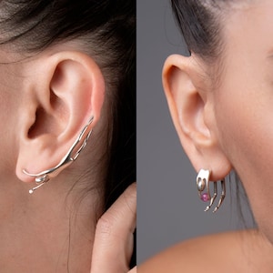 Örhängesset _örhängen i sterlingsilver_smycken, presentörhängen_ present till tjejer_ present till dansare _present till henne Peter/Nicole Halves Ariadni Kypri