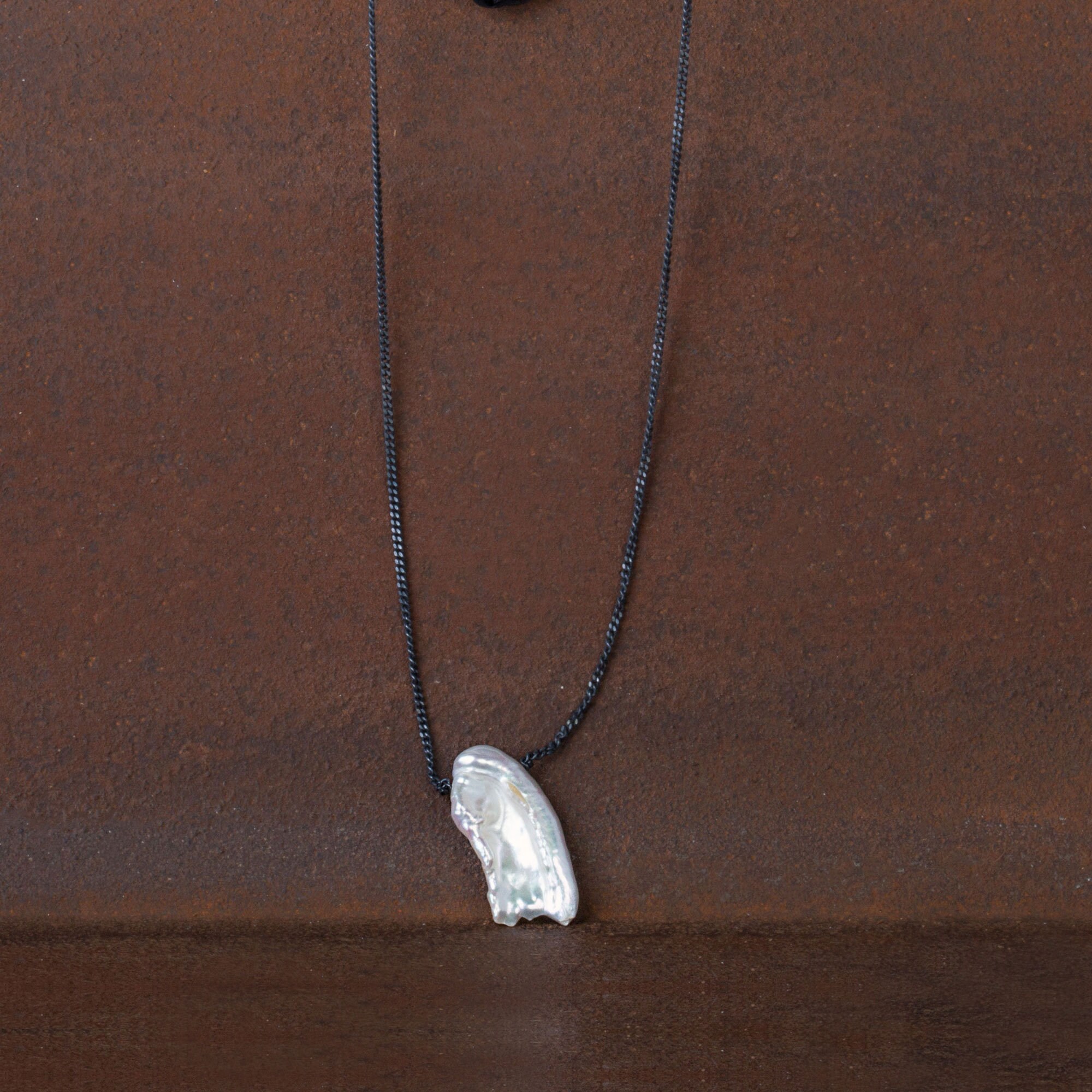 Collana Donna, J.Rosée Perla con Cuore Argento 925 5A Zirconi Buon R