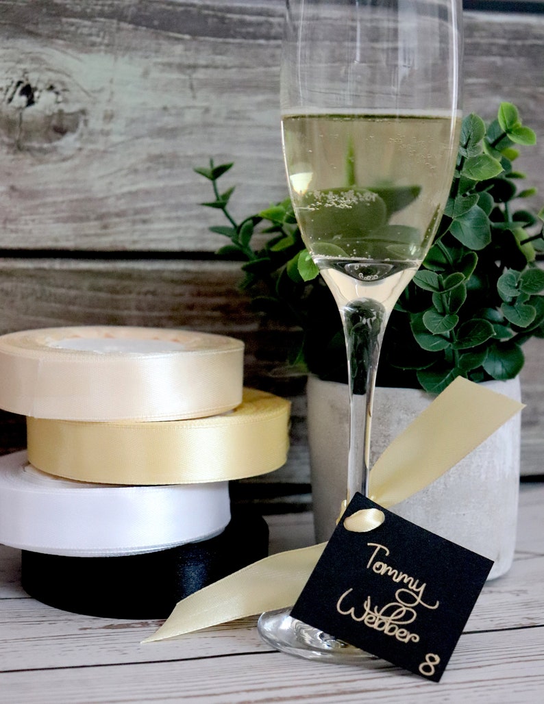 Champagne Escort Cards Champagne Place Cards Drink Escort Etsy