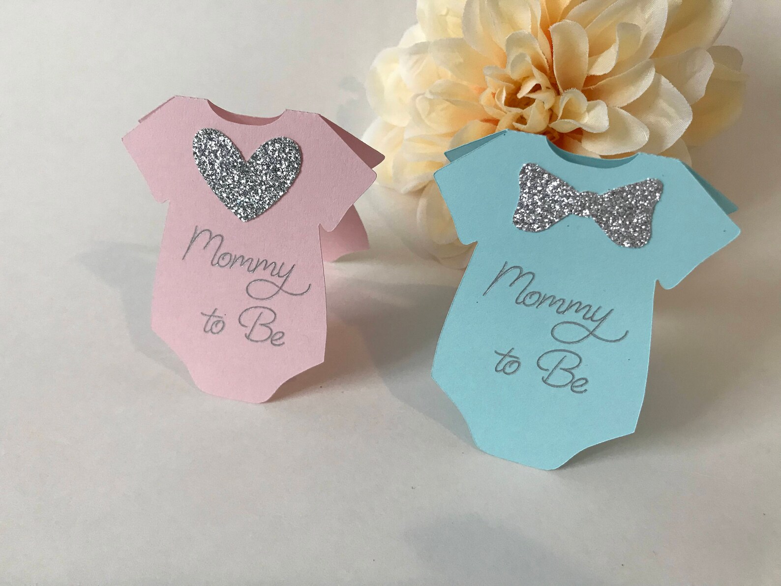 Baby Shower Place Cards Baby Shower Decor Onesie Place Etsy
