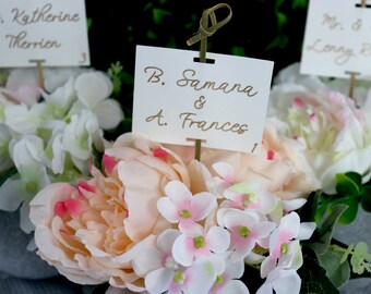 Escort Cards, Escort Cards for Florals, Succulent Escort Cards, Escort Card Sticks, Escort Card Pricks, Escort Card Tags for Couples/Pairs