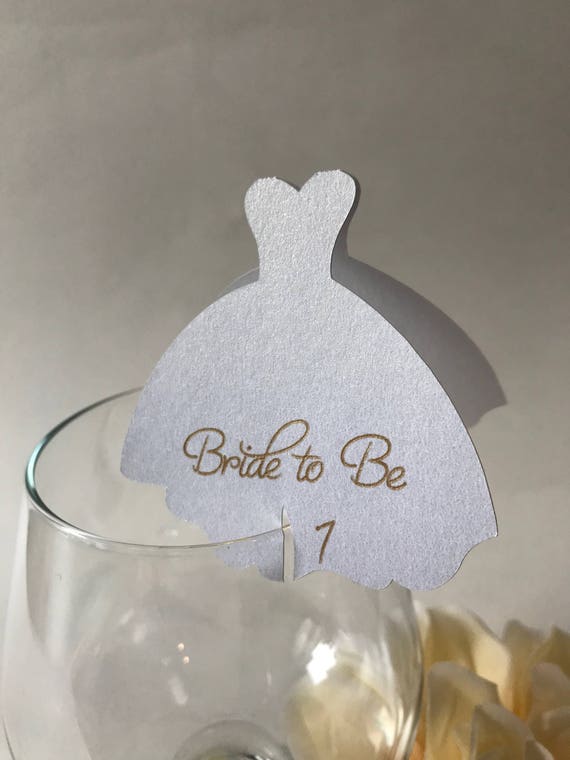 Bridal Shower Place Cards Engagement Image 0