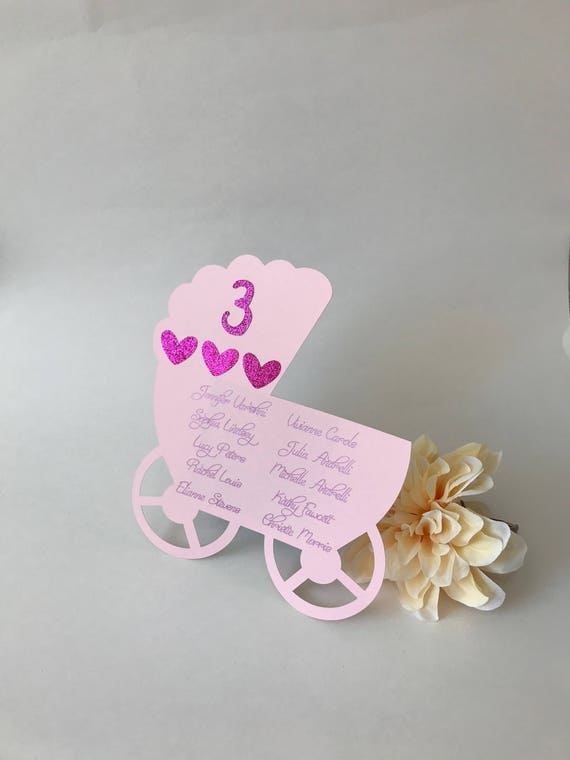 Seating Chart Ideas For Baby Shower