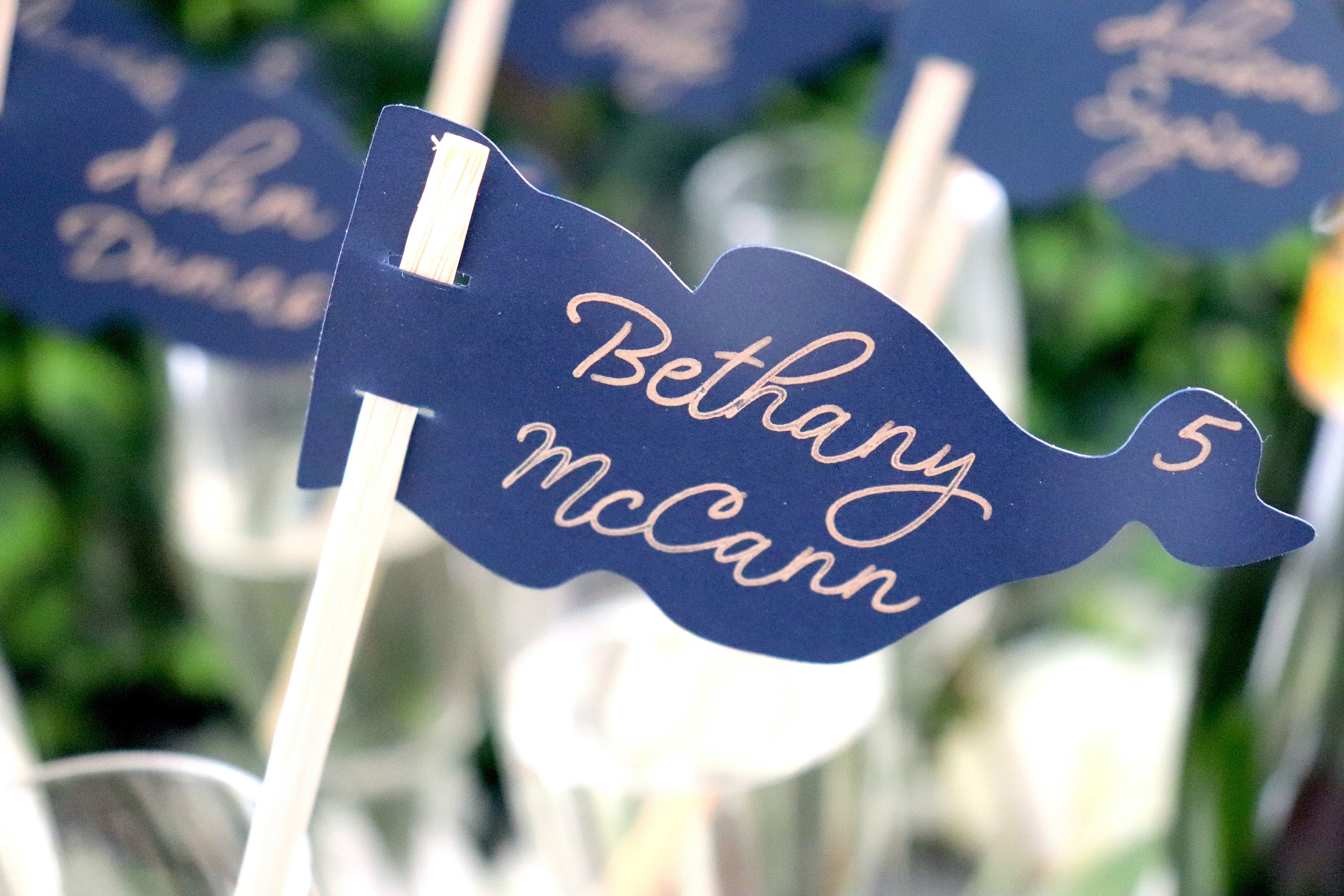 Flag Escort Cards Flag Stirrers Champagne Escort Cards - Etsy Canada