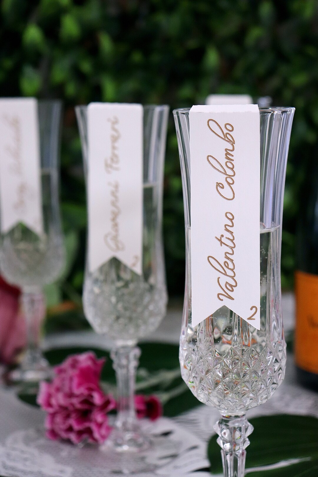 Escort Cards, Scroll Escort Cards, Champagne Escort Cards, Sip and Be ...