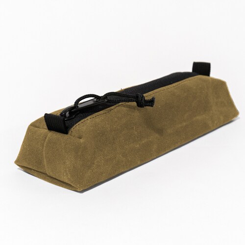 Fabric Pen Case. Waxed Canvas Pencil Pouch for Girls Pencil Etsy