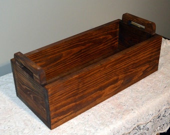 Rustic Table Centerpiece, Flower Box, Centerpiece, Planter Box, Indoor Wood Planter