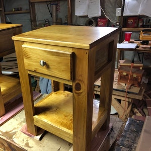 Night Stand, End Table, wood table, Rustic Table image 3