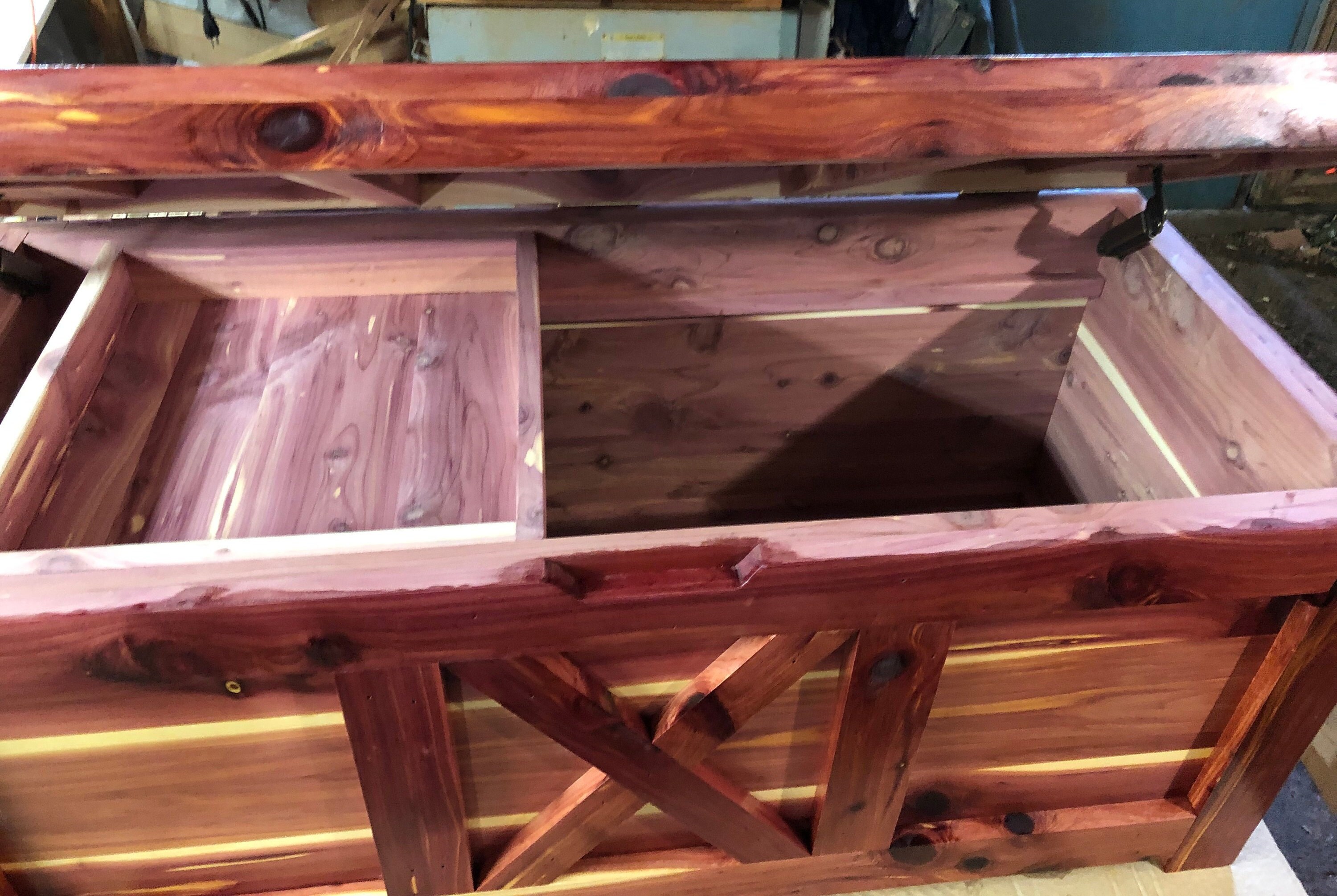 Large Cedar Chest With Tray Christmas Gift Birthday Gift