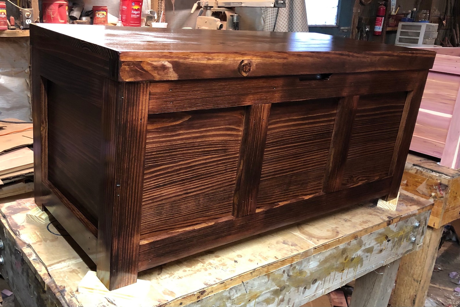 Large Cedar Chest Christmas Gift Hope Chest Wedding Gift Etsy