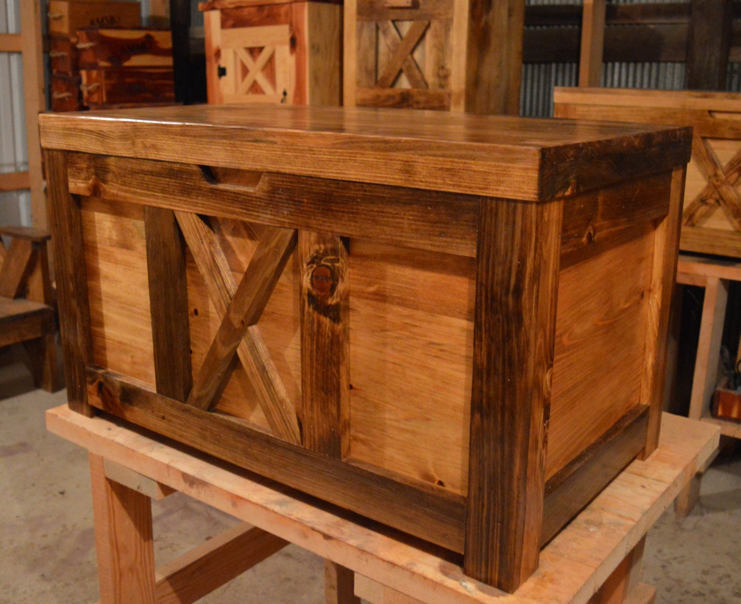 Hope Chest Cedar Chest Graduation Gift Dowry Chest Rustic Etsy