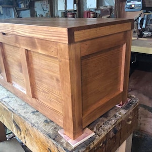 Large Cedar Chest, Christmas Gift, Hope Chest, Wedding Gift,  Blanket Chest with Tray