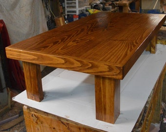 Chabudai Table, Japanese Table, 16" height, Coffee Table, Desk,