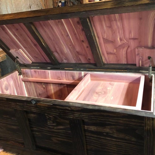 Large Cedar Chest Graduation Gift Hope Chest Wedding Gift Etsy