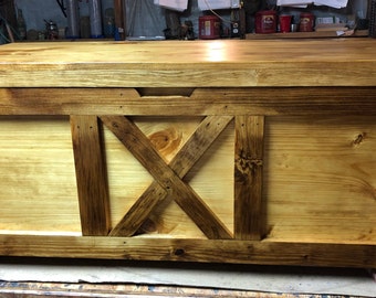 Large Cedar Chest, Hope Chest, Christmas Gift,  Blanket Chest with Tray, Wedding Gift