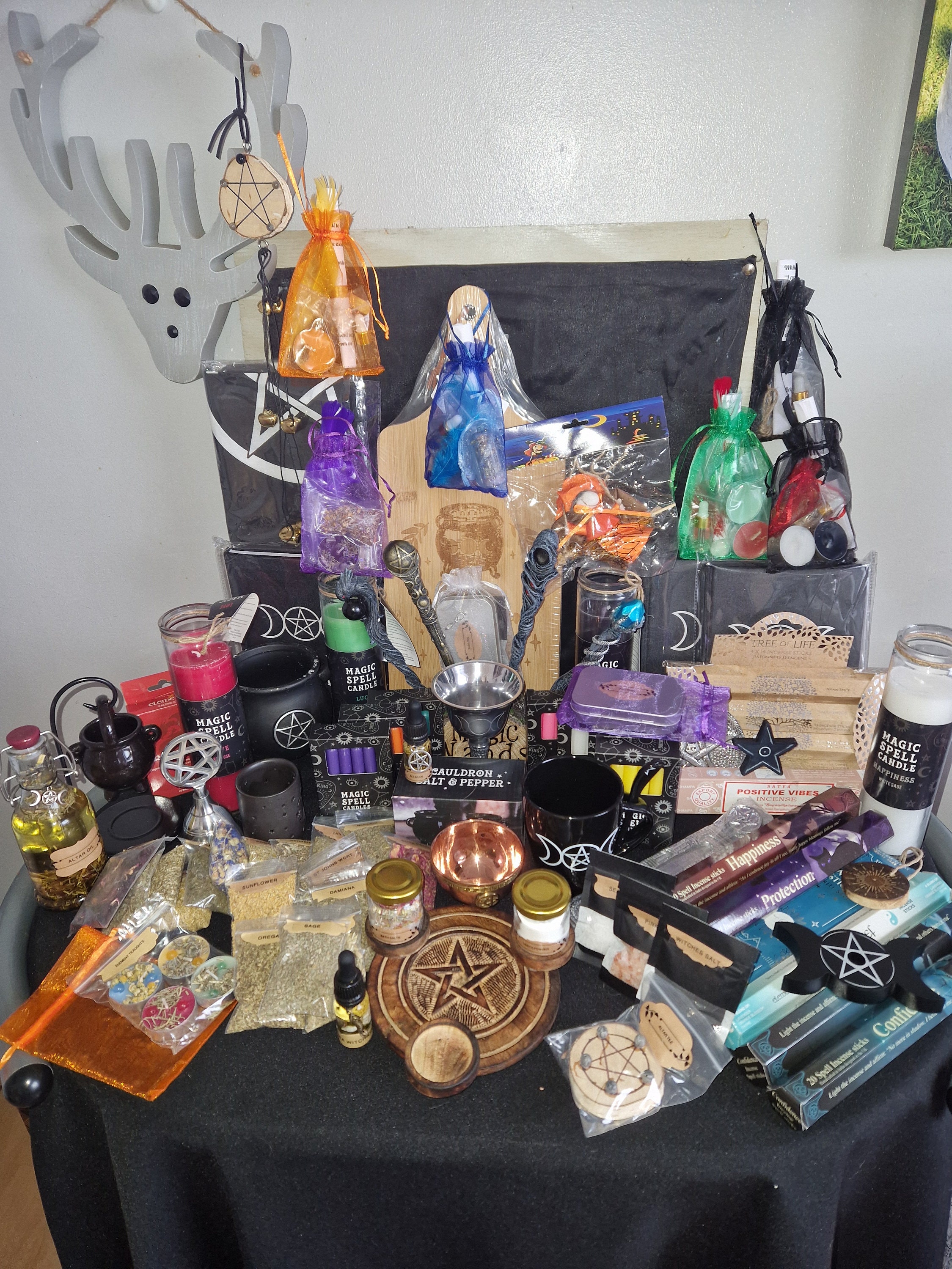 Witch Supplies Starter Kit, Spell Kit, Sorcière, Zaubertrank, Wiccan Altar,  Witch Kit, Potion Kit, Apothecary Box Witchcraft Kit 