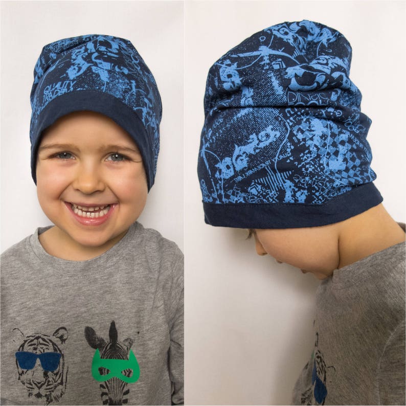 Spring hat for boy baby slouchy beanie cotton beanie Etsy