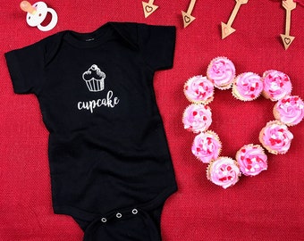 Cupcake - Baby Bodysuit, Nickname Baby Clothes, Baby Shower Gift - 3 Color Options