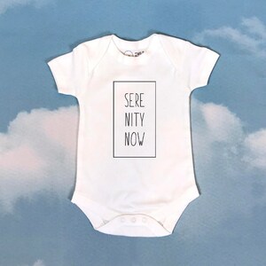Hipster Baby Bodysuit - SERENITY NOW - Hipster Baby, Baby Clothes, Baby Shower Gift