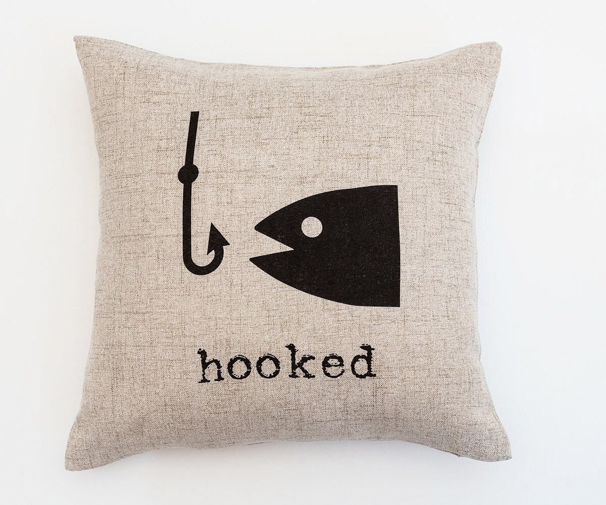 Fish Shaped Hook Pillow