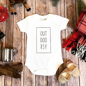 Hipster Baby Bodysuit - OUTDOORSY - Hipster Baby, Baby Clothes, Baby Shower Gift