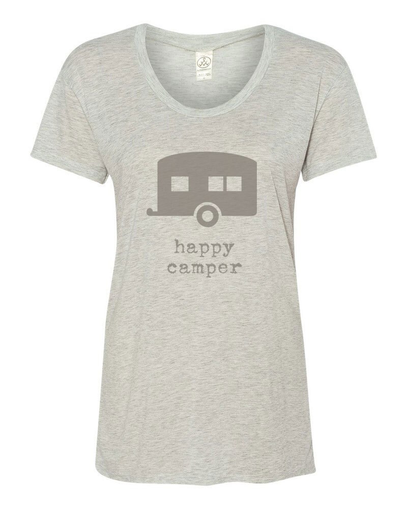 Jade Relaxed Tee - Happy Camper main image 1