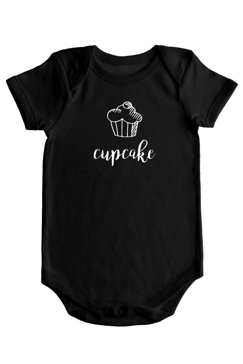 Cupcake Baby Bodysuit, Nickname Baby Clothes, Baby Shower Gift 3 Color Options image 2